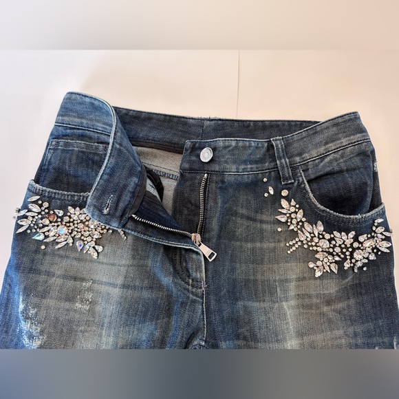 Dolce & Gabbana distressed bejeweled jeans - Picture 7 of 16